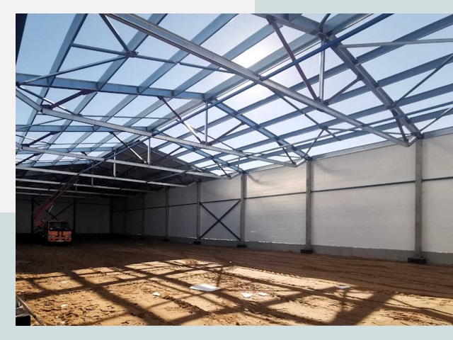 Строительство сенохранилищ в Кирове-Чепецке