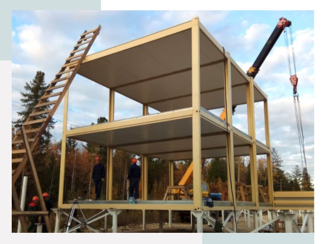 Строительство модульных здания Кирово-Чепецк