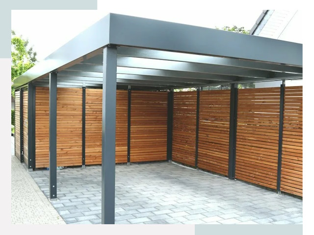 Навесы для парковки в Кирове-Чепецке