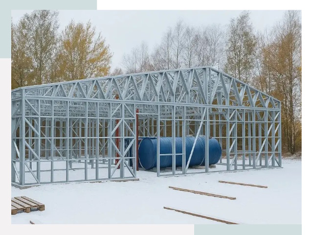 Металлические ангары в Кирове-Чепецке