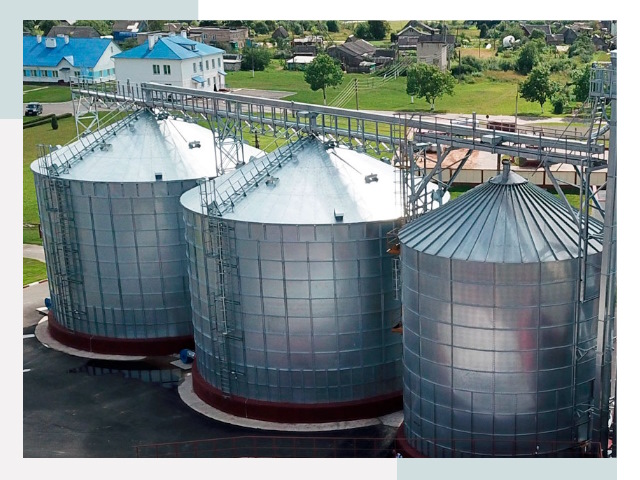 Металлические силосы в Кирове-Чепецке