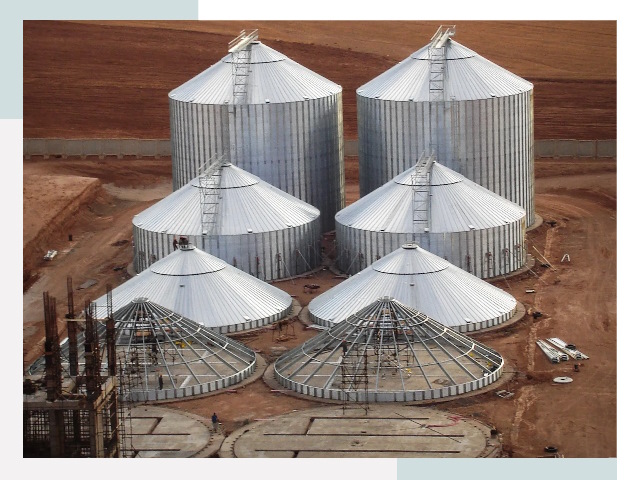 Строительство зерновых силосов в Кирове-Чепецке