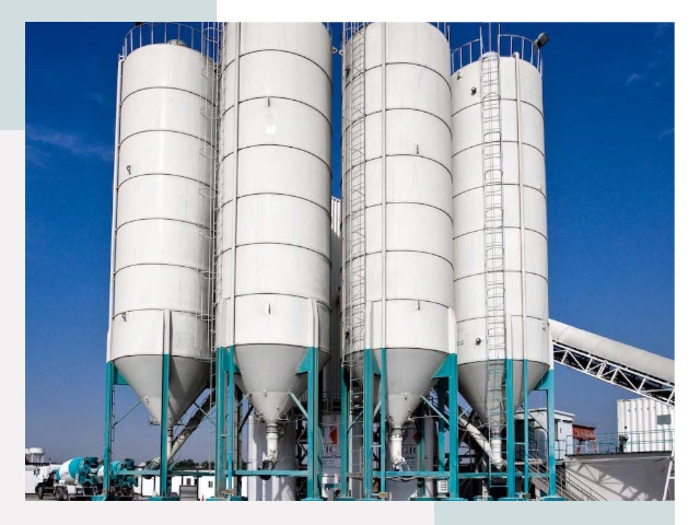 Строительство цементных силосов в Кирове-Чепецке