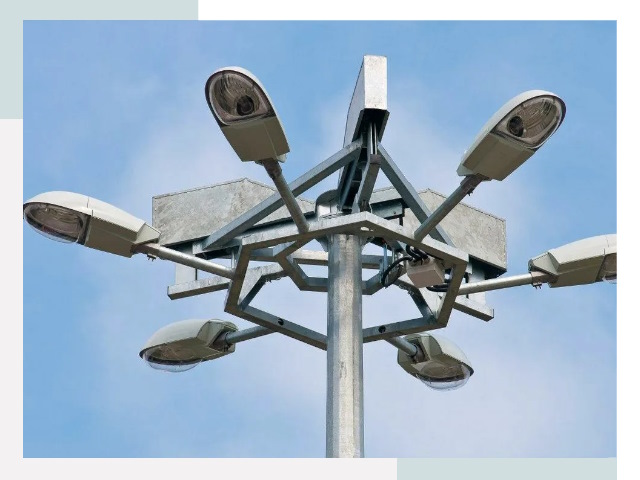 Монтаж осветительных мачт в Кирове-Чепецке