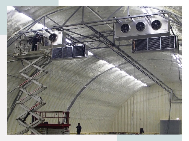 Оснащение ангаров в Кирове-Чепецке