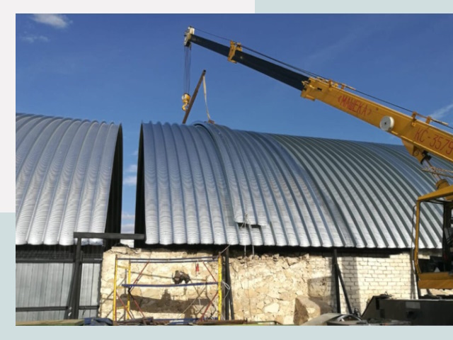 Реконструкция ангаров в Кирове-Чепецке от 652 руб.