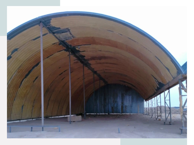 Реконструкция ангаров в Кирове-Чепецке