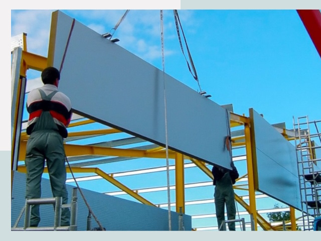 Монтаж сэндвич-панелей в Кирове-Чепецке от 652 руб.