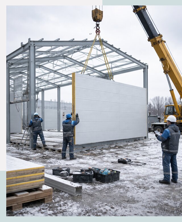 Строительство холодильных складов под ключ в Кирове-Чепецке