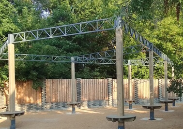 Терраса из металлоконструкций под ключ, проектирование, изготовление и монтаж от СтальСтрой-Крв